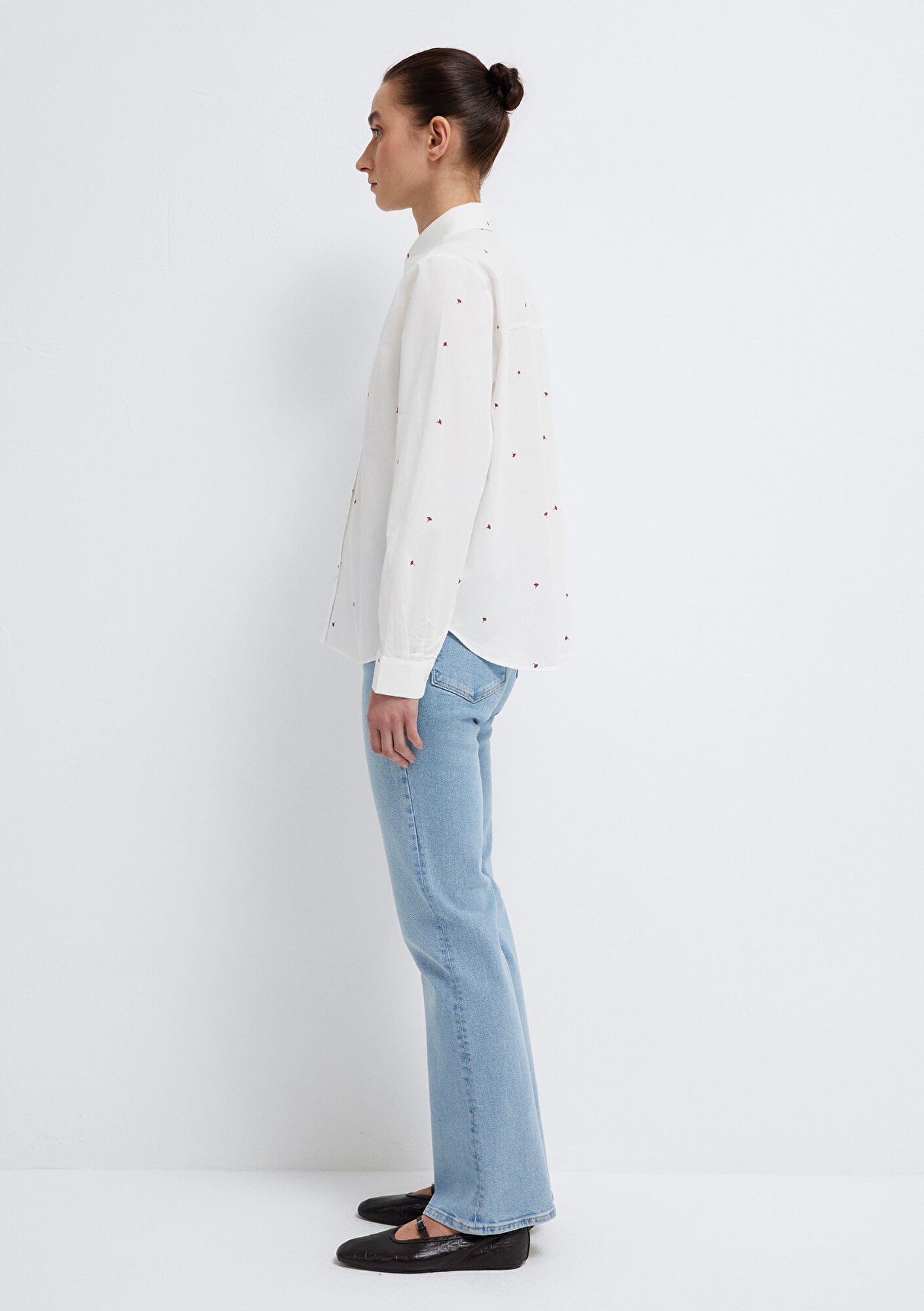 Printed Ecru Shirt