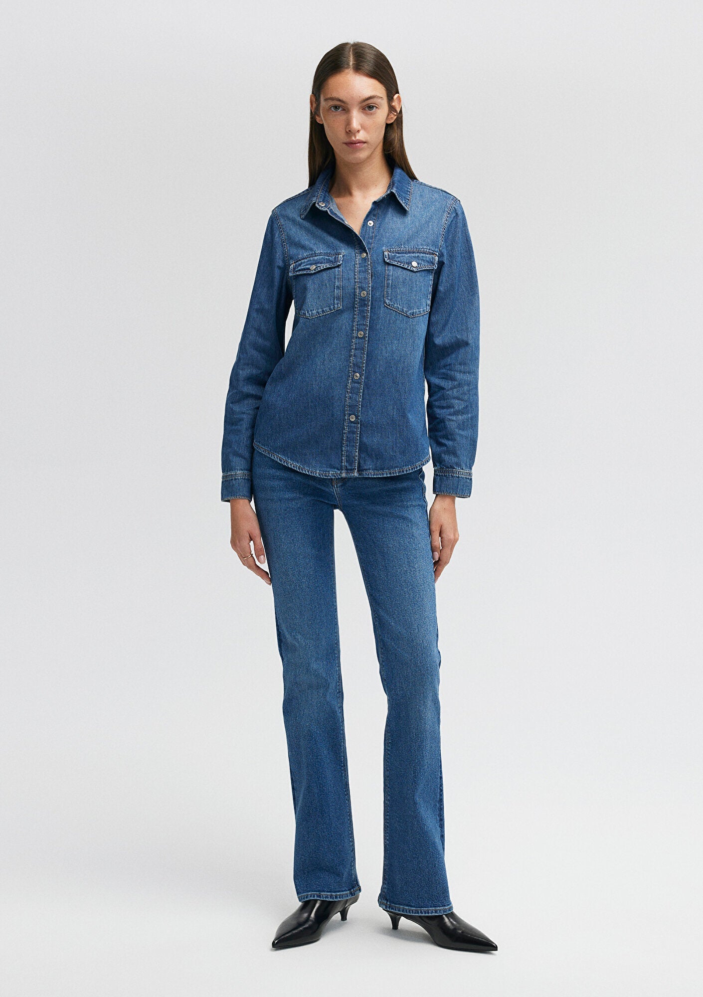 Merida Dark Blue Denim Jean Shirt