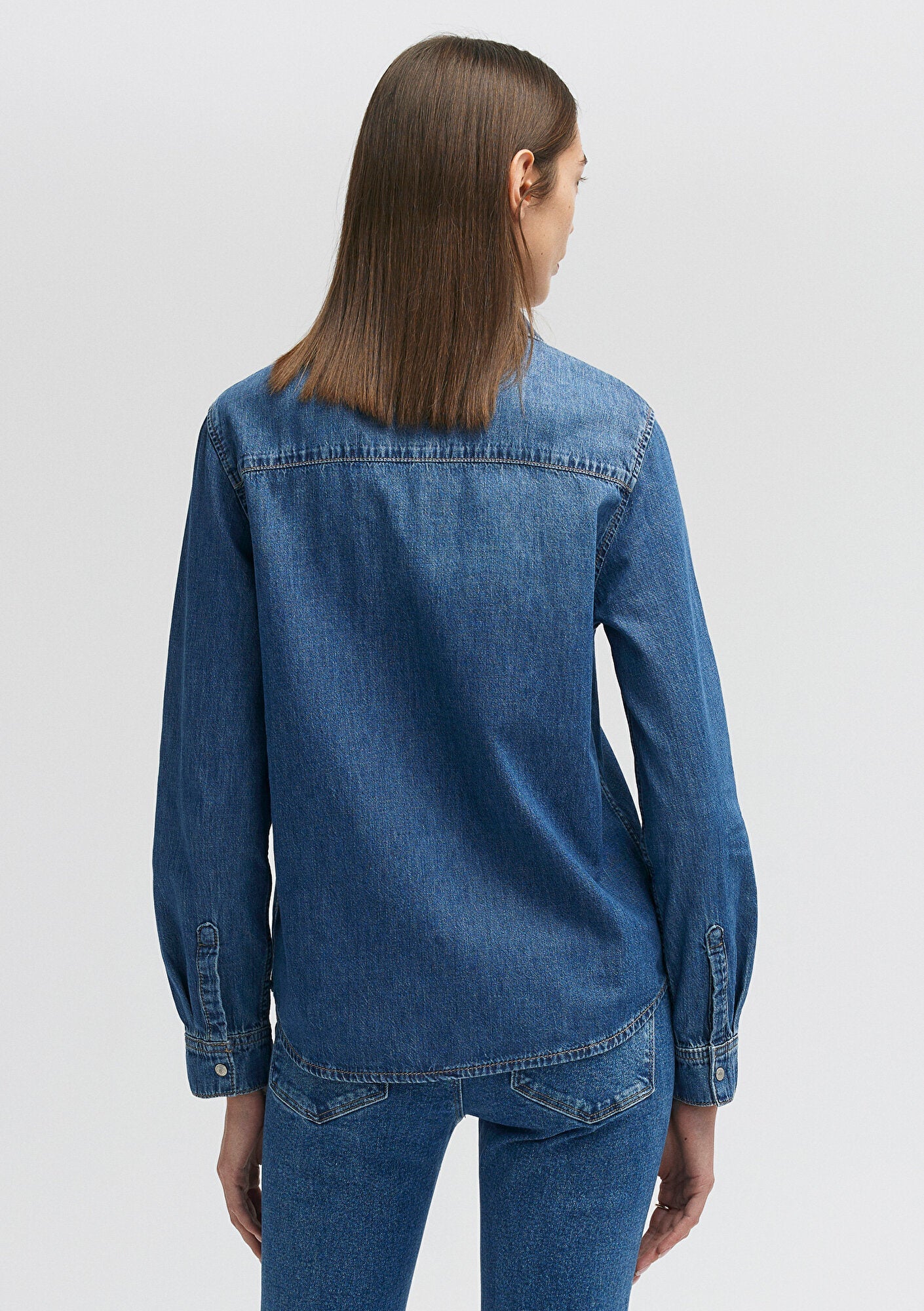 Merida Dark Blue Denim Jean Shirt
