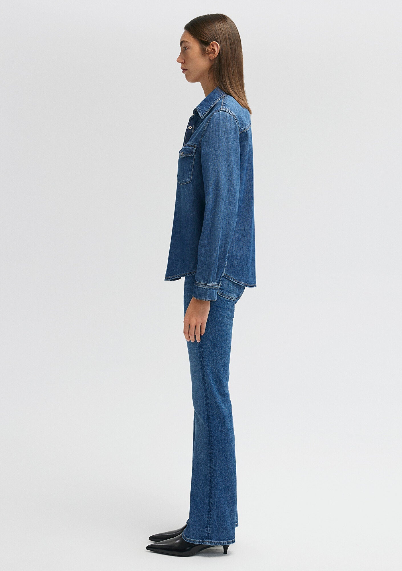 Merida Dark Blue Denim Jean Shirt