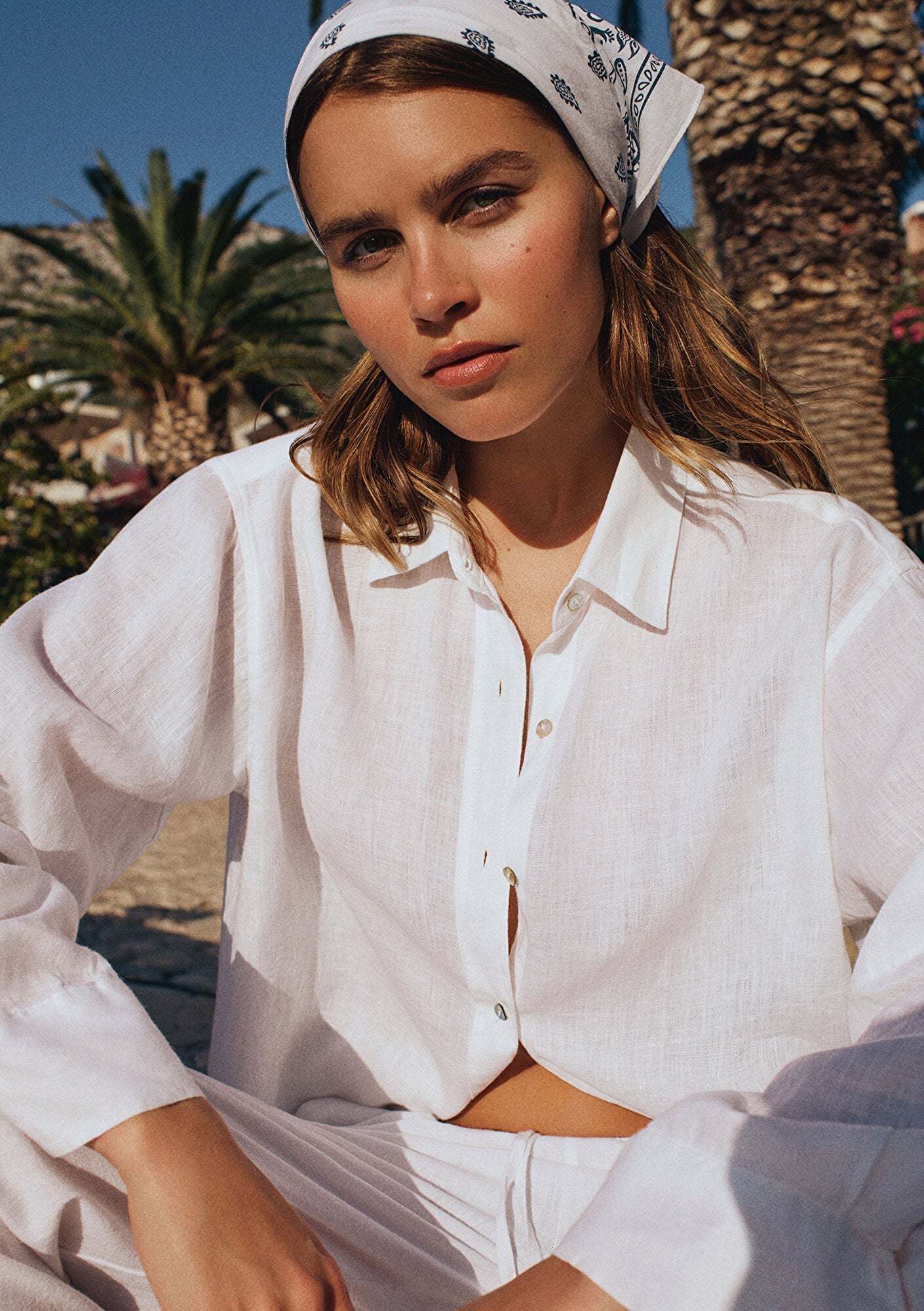 White Linen Shirt