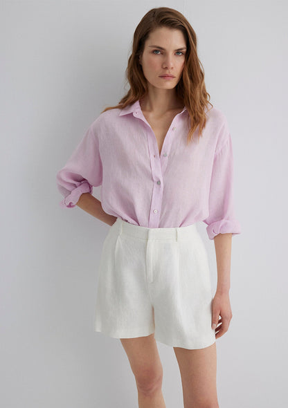 Purple Linen Shirt