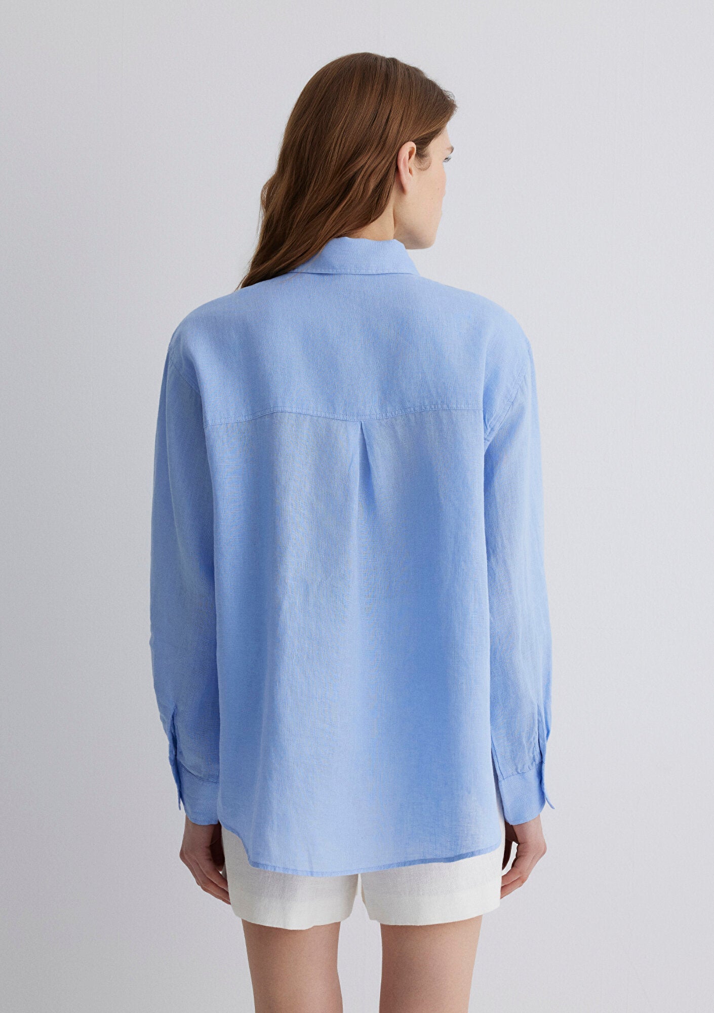 Blue Linen Shirt