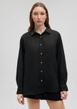 Black Linen Shirt