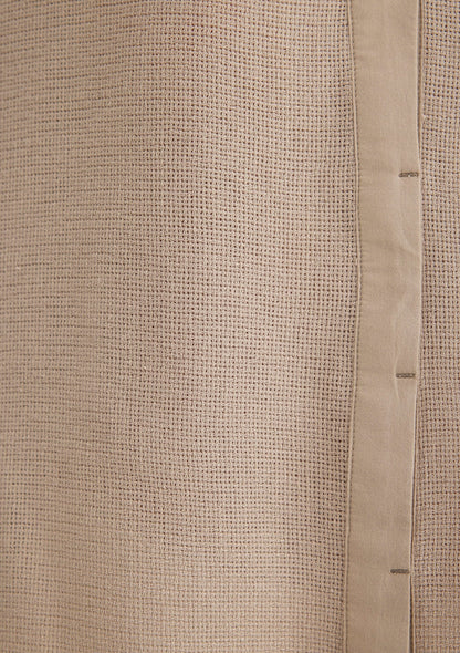 Beige Long Sleeve Blouse