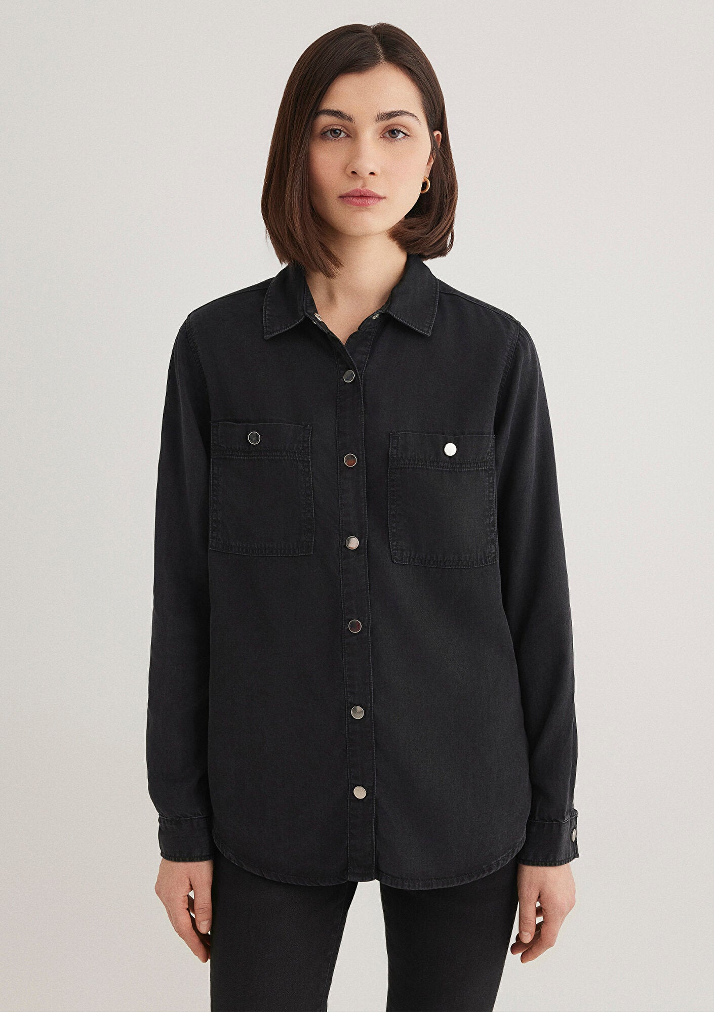 Betty Smoke Gold Jean Shirt