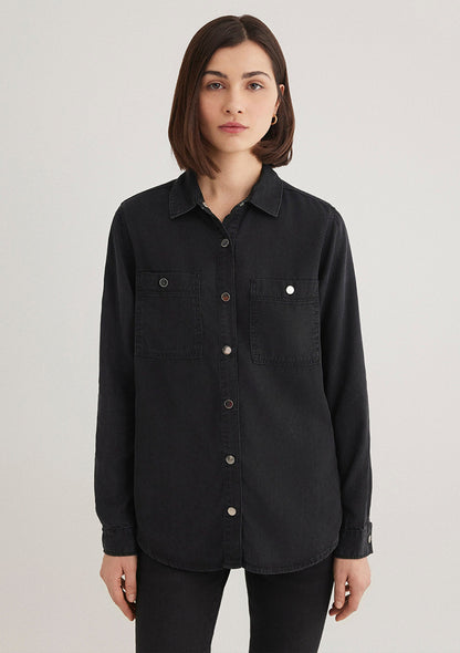 Betty Smoke Gold Jean Shirt