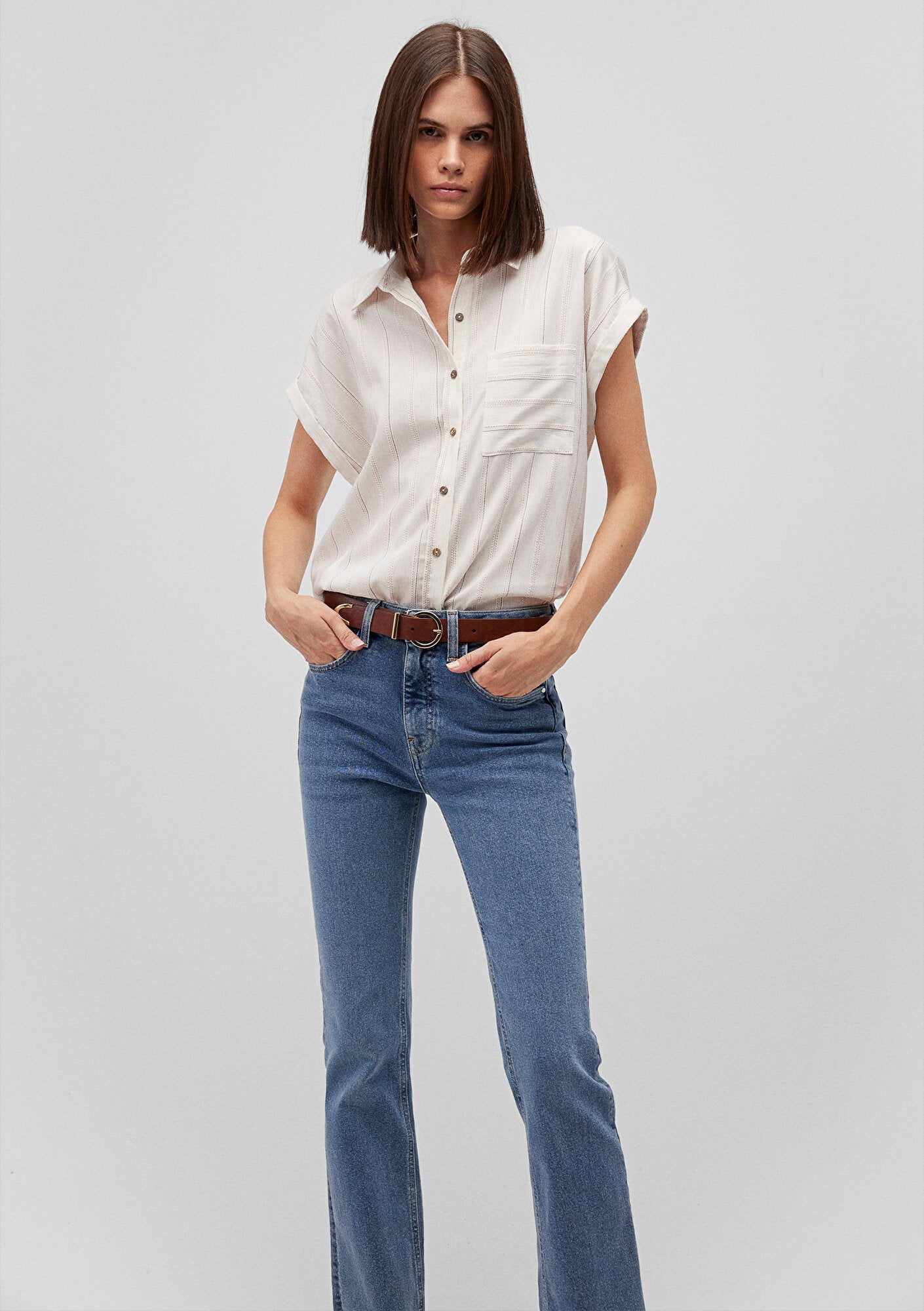 Striped Short Sleeve Shirt