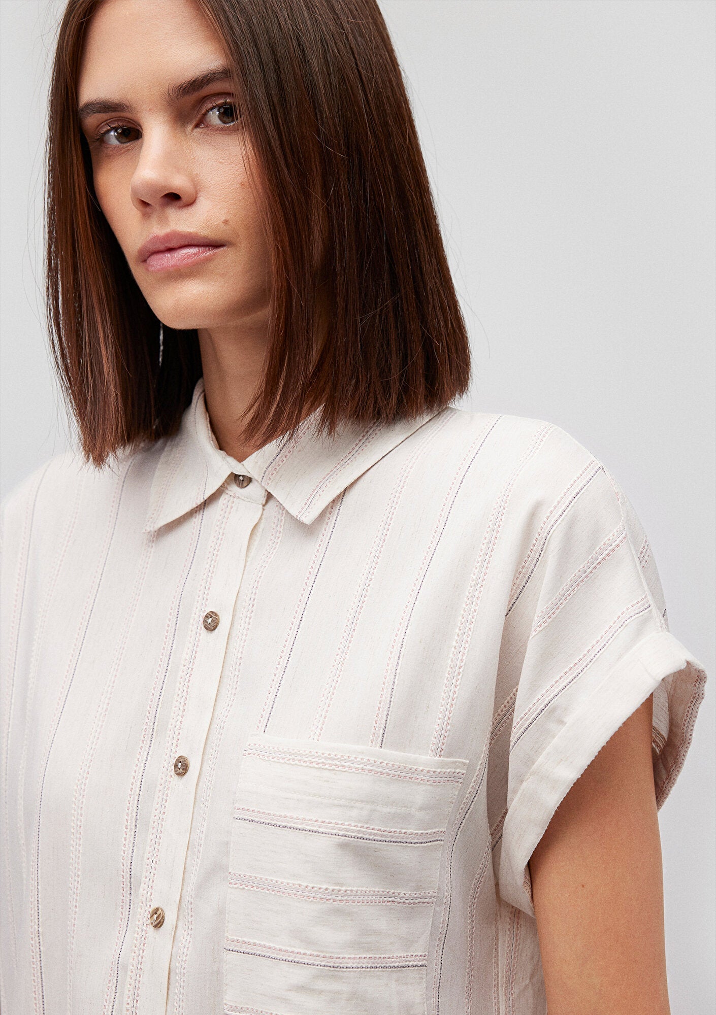 Striped Short Sleeve Shirt