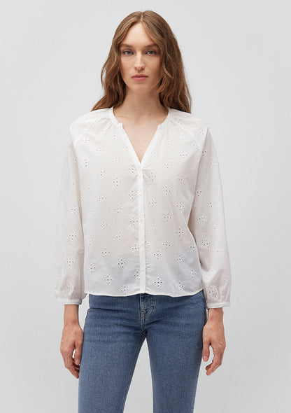 Embroidered White Shirt