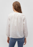 Embroidered White Shirt