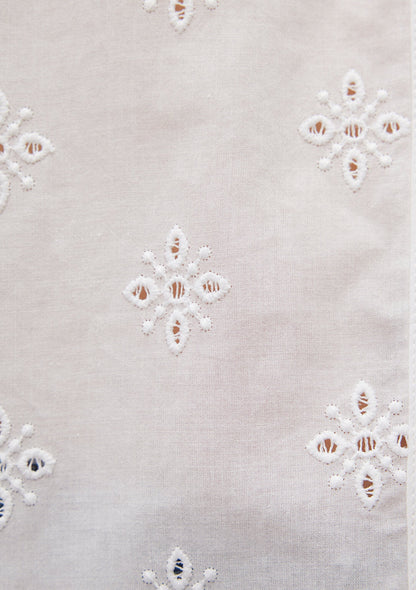 Embroidered White Shirt