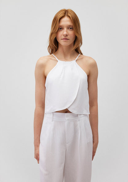 White Crop Top