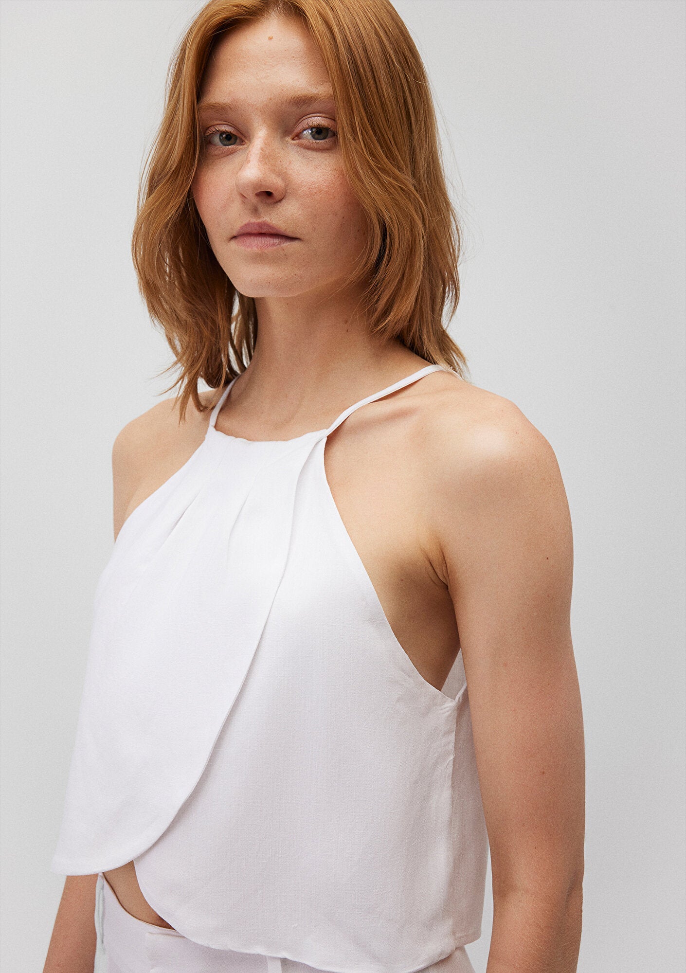White Crop Top