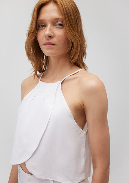 White Crop Top