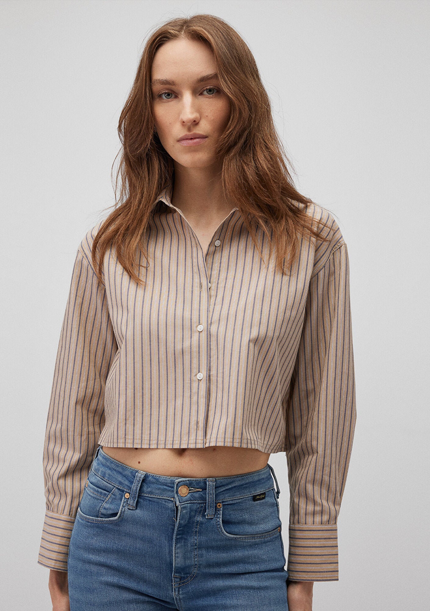 Striped Beige Shirt