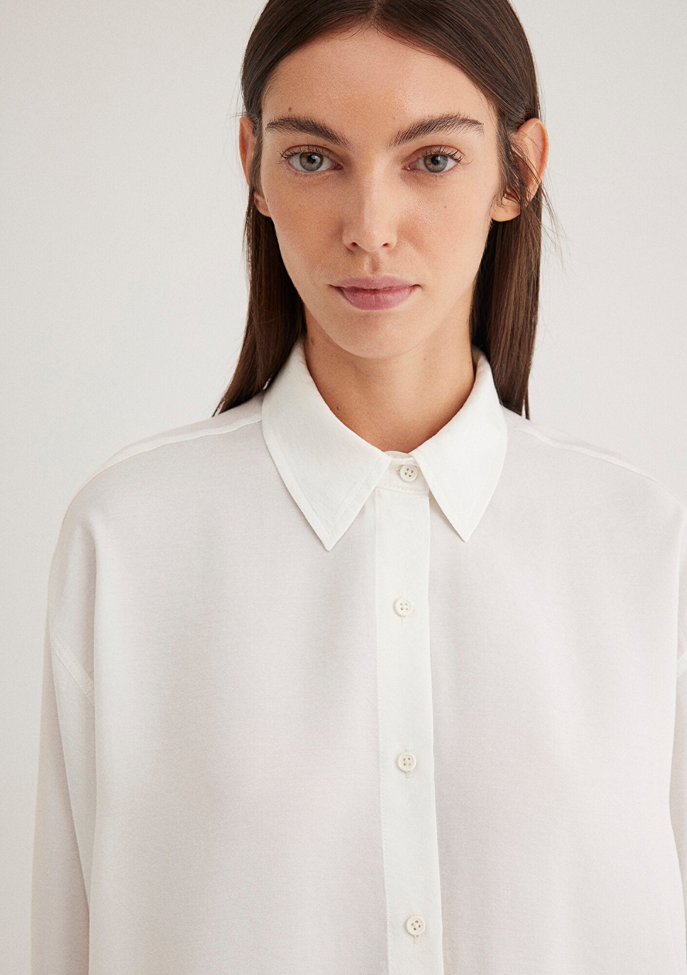 Lux Touch White Modal Shirt