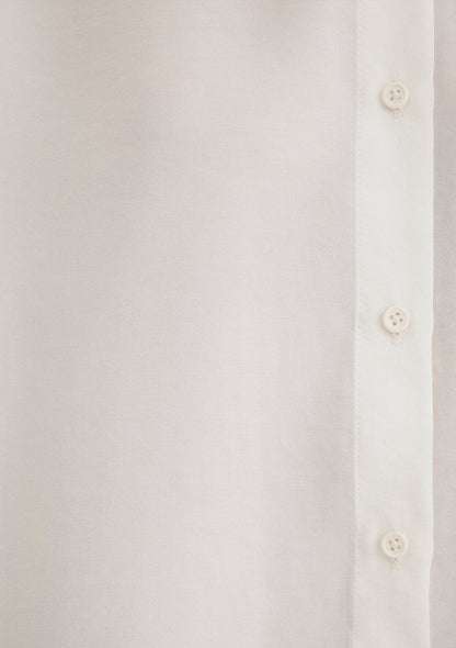 Lux Touch White Modal Shirt