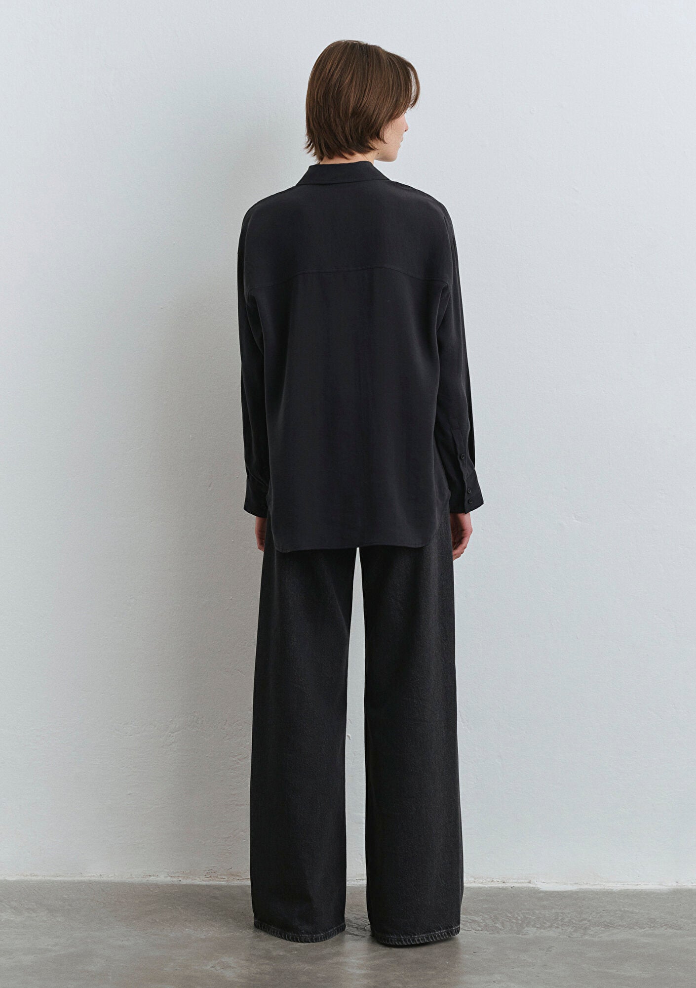 Lux Touch Black Modal Shirt