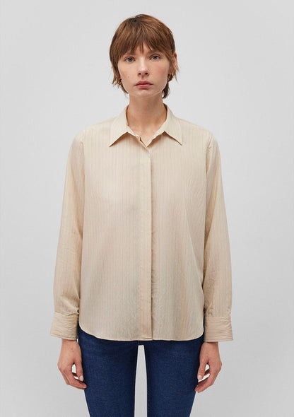 White Striped Shirt