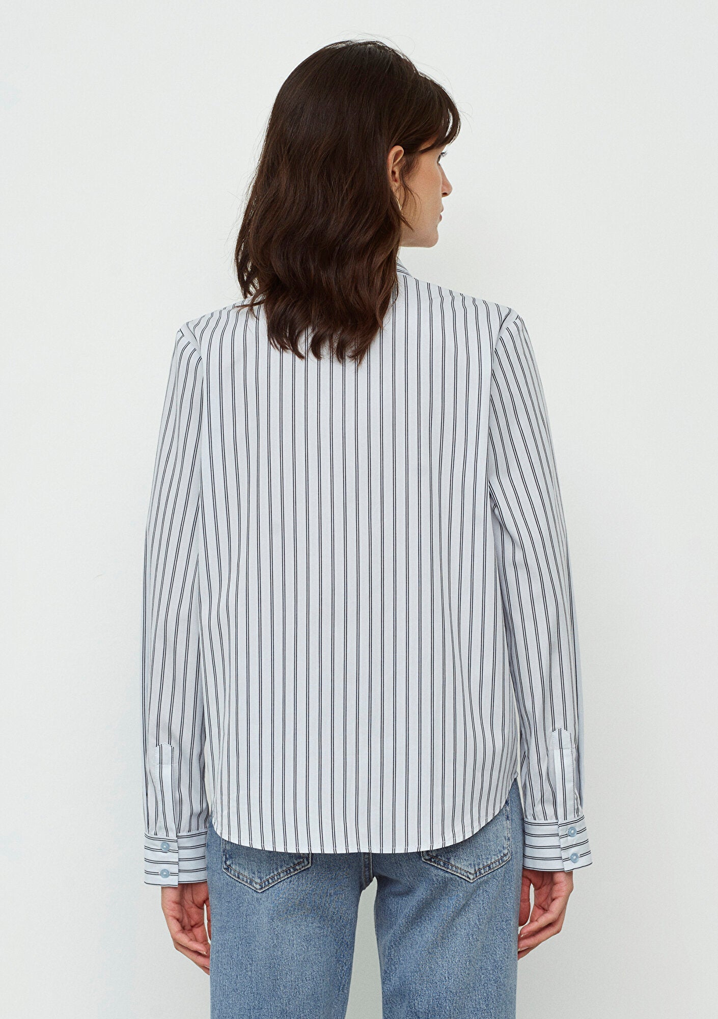 Navy Striped Shirt