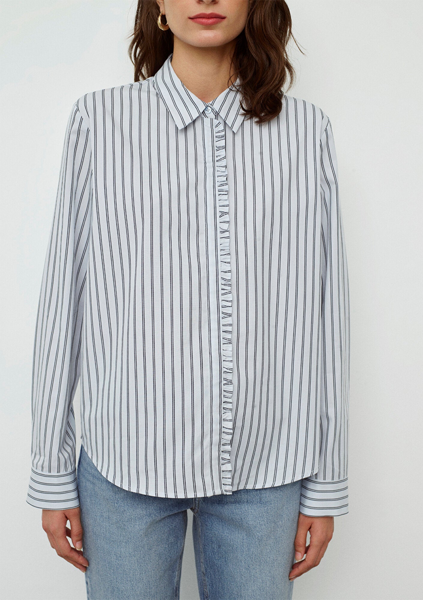 Navy Striped Shirt