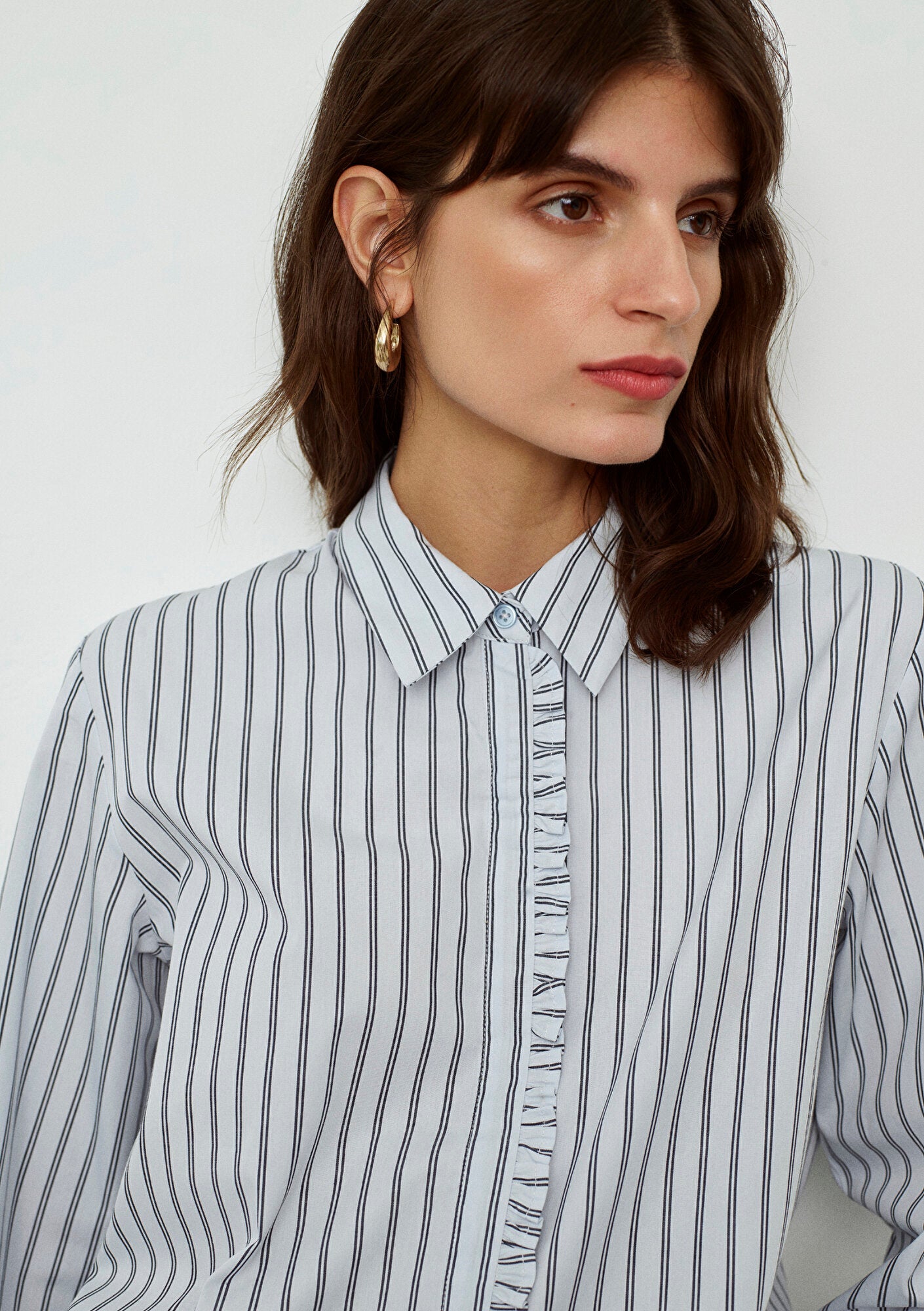 Navy Striped Shirt