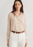 Brown Striped Shirt