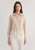 Brown Striped Shirt