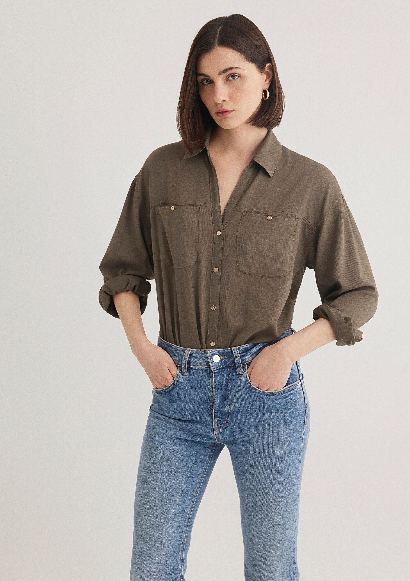 Beige Shirt