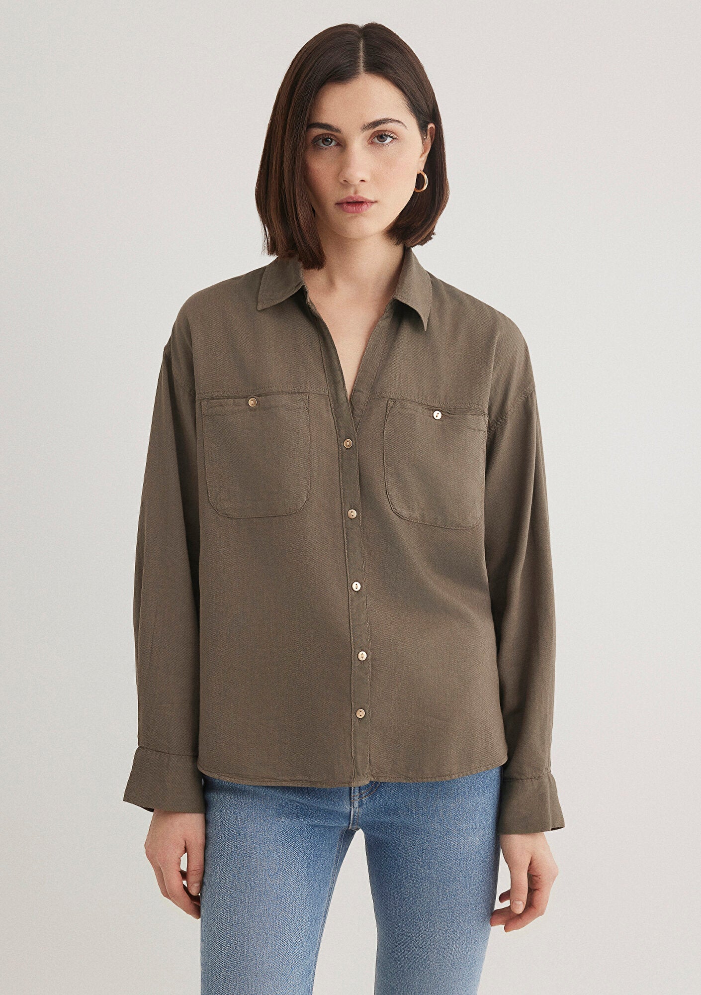 Beige Shirt