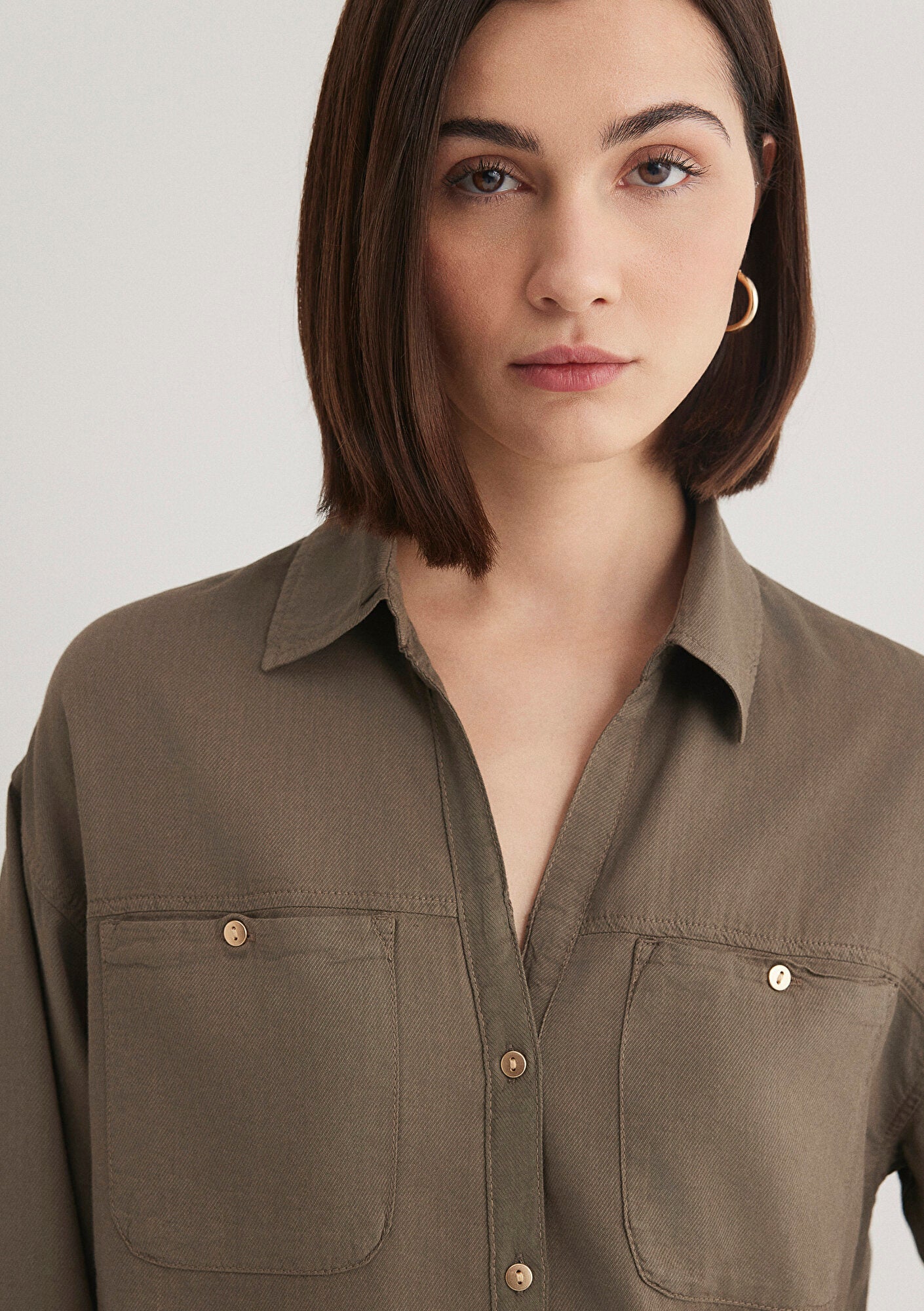 Beige Shirt