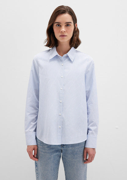 Checkered Blue Shirt