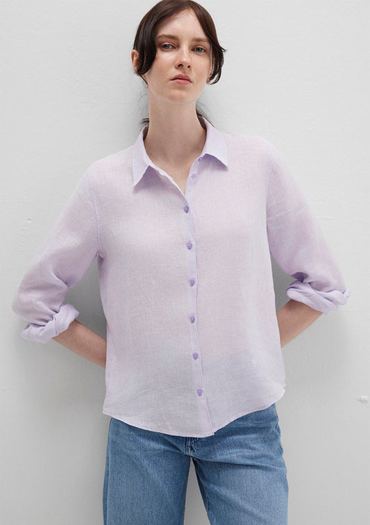 Lilac Linen Shirt
