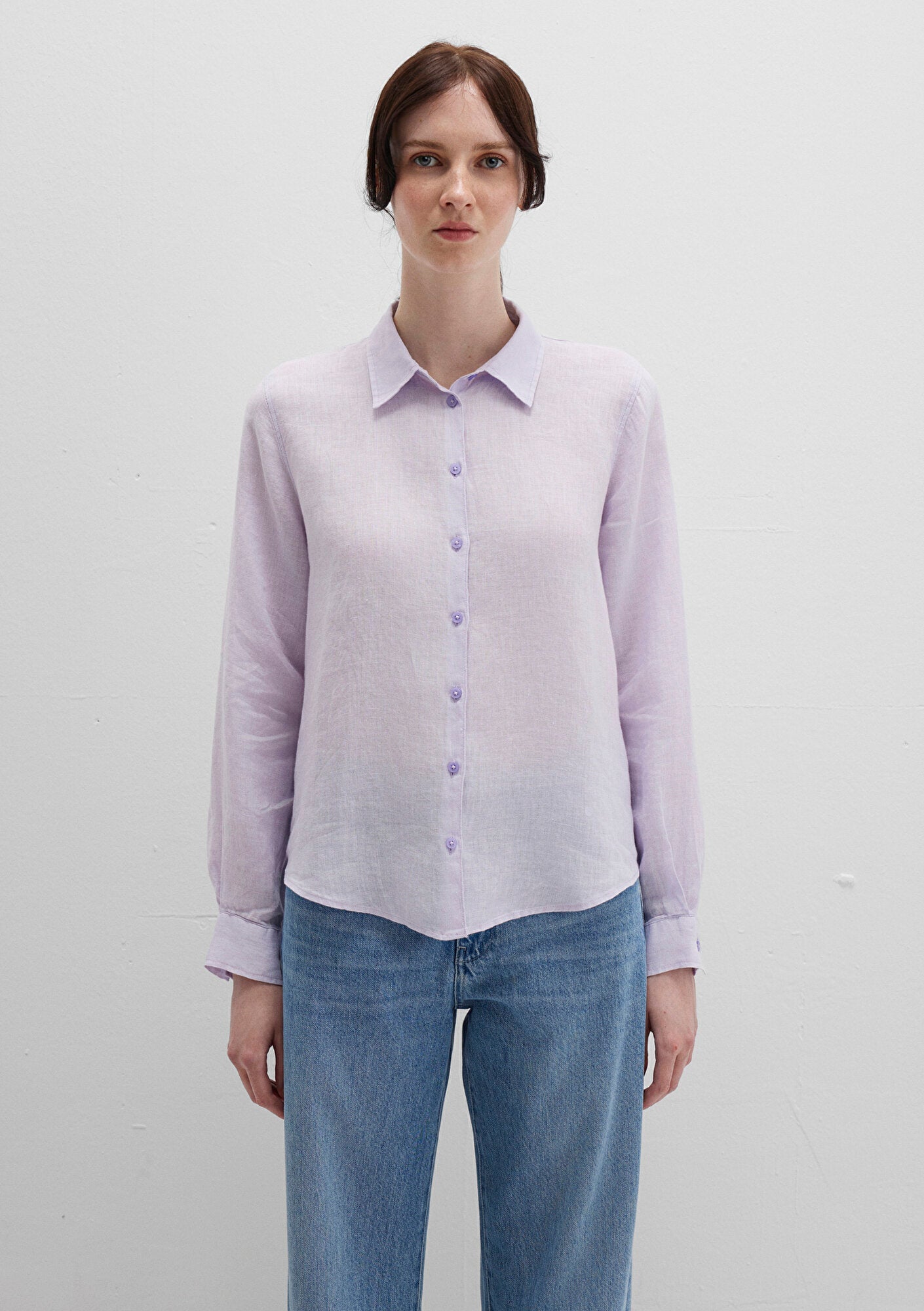 Lilac Linen Shirt