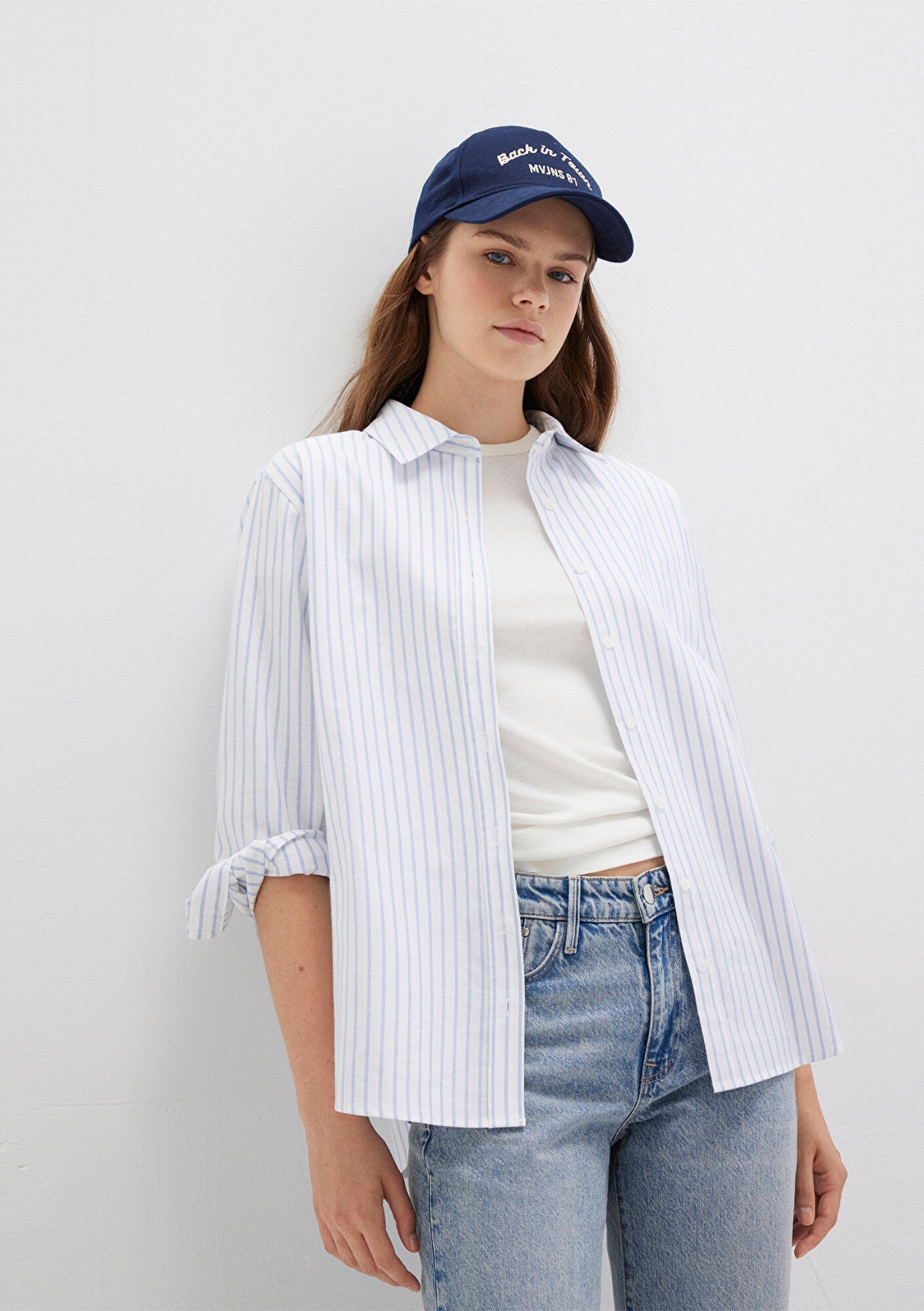 Striped Blue Shirt