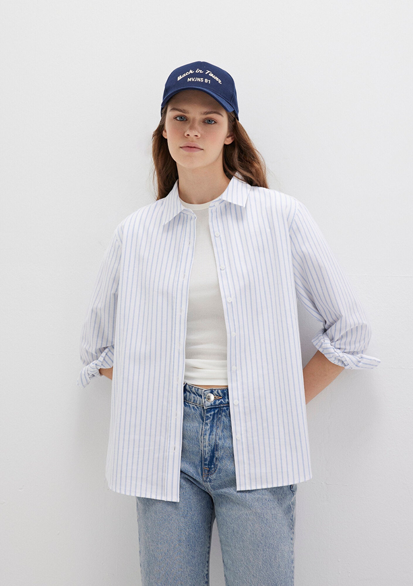 Striped Blue Shirt