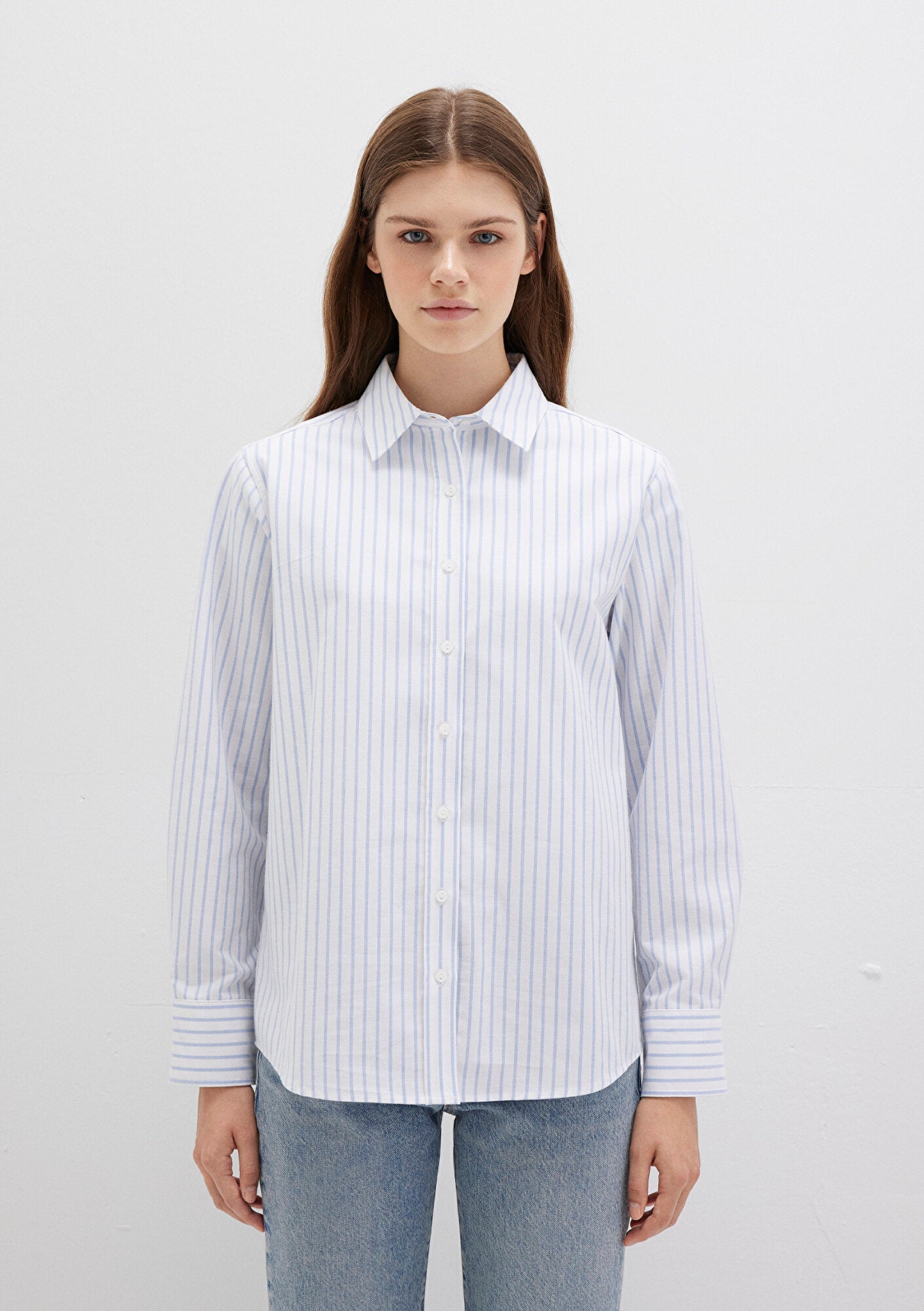 Striped Blue Shirt