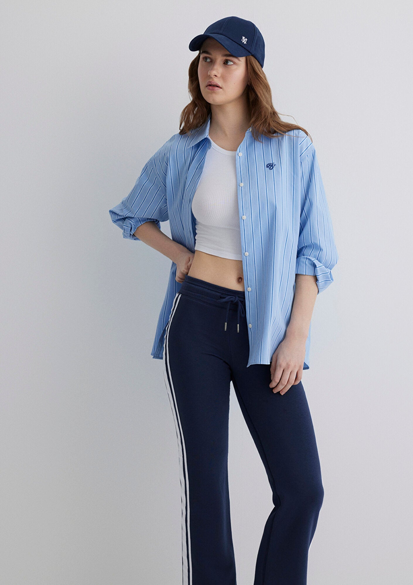 Striped Blue Shirt