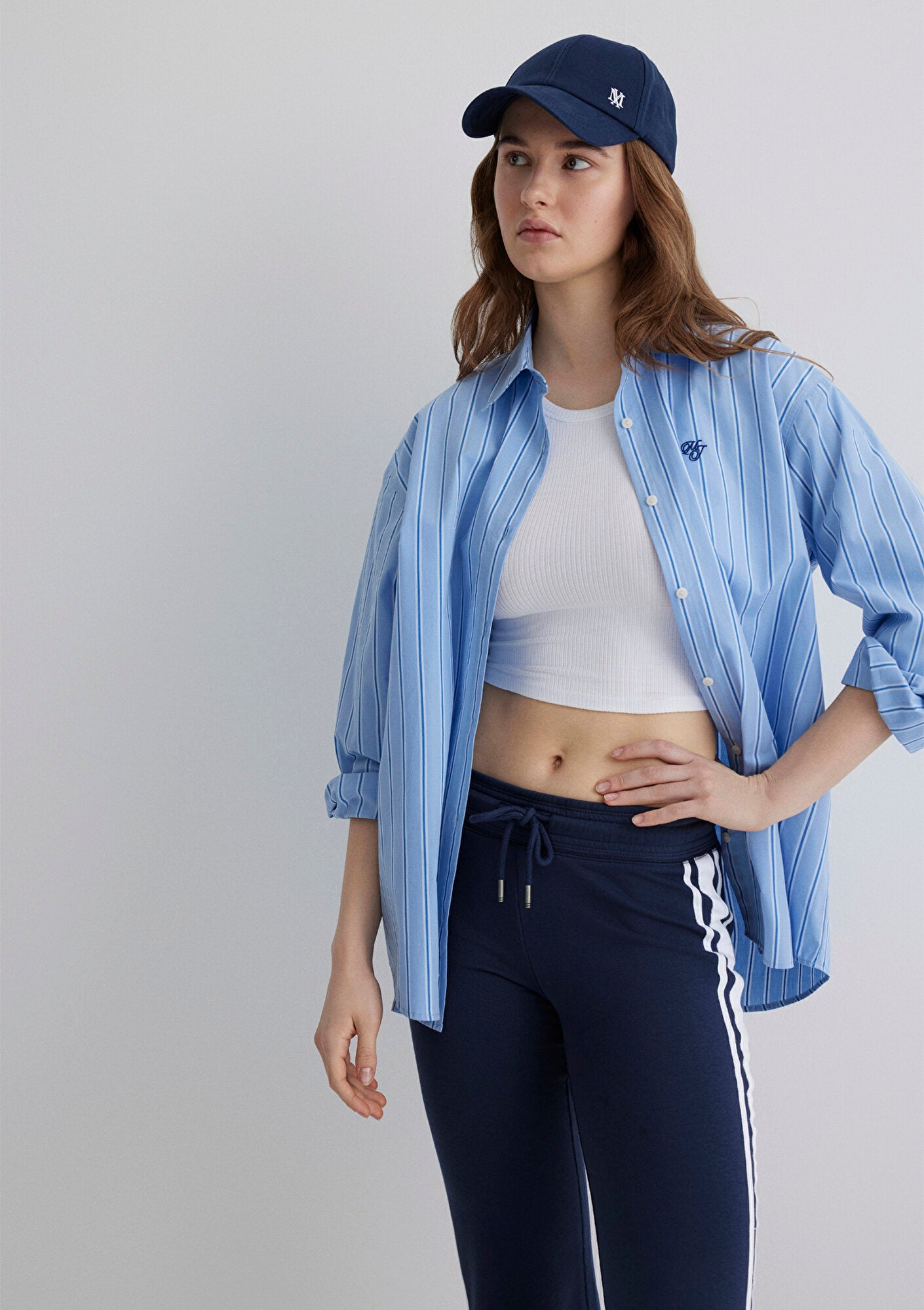Striped Blue Shirt