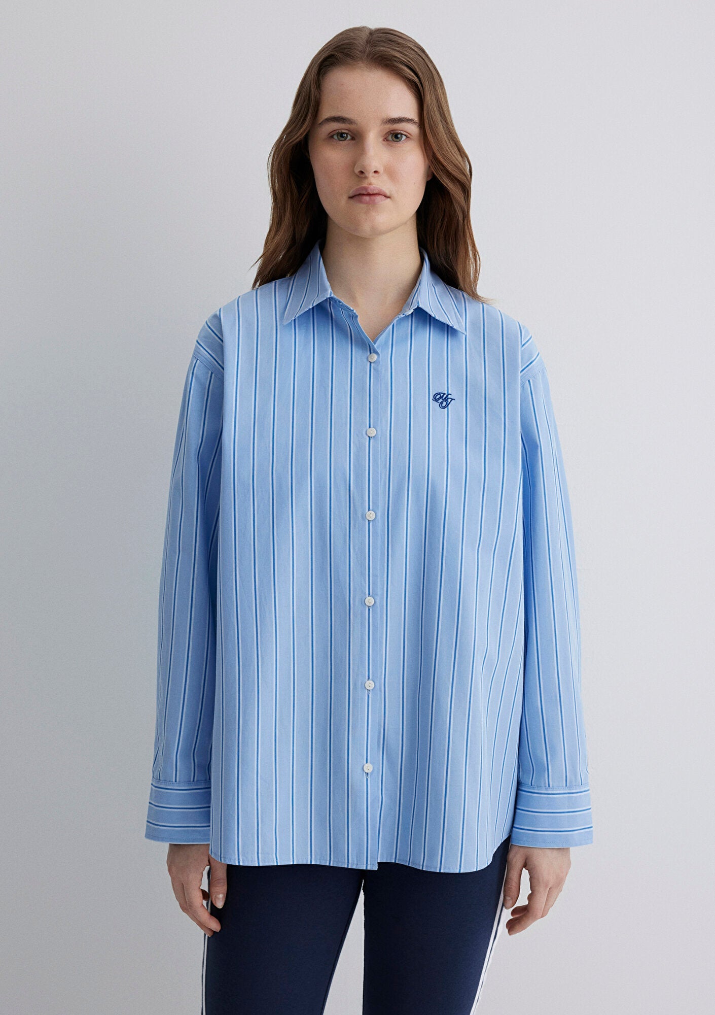 Striped Blue Shirt