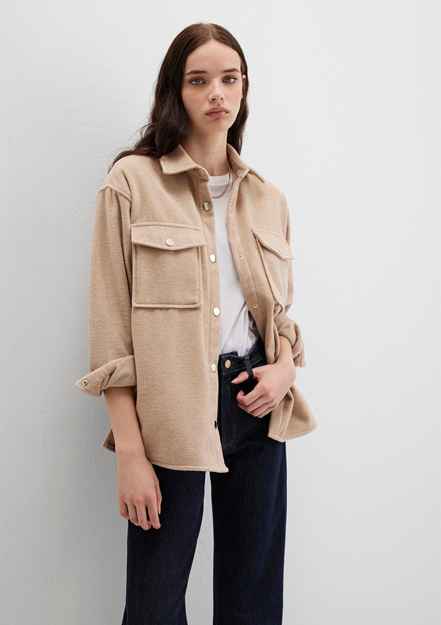 Beige Shirt