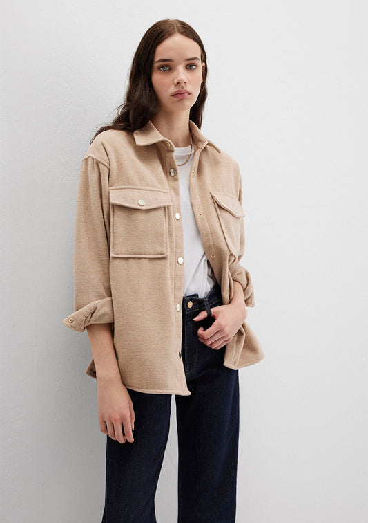 Beige Shirt