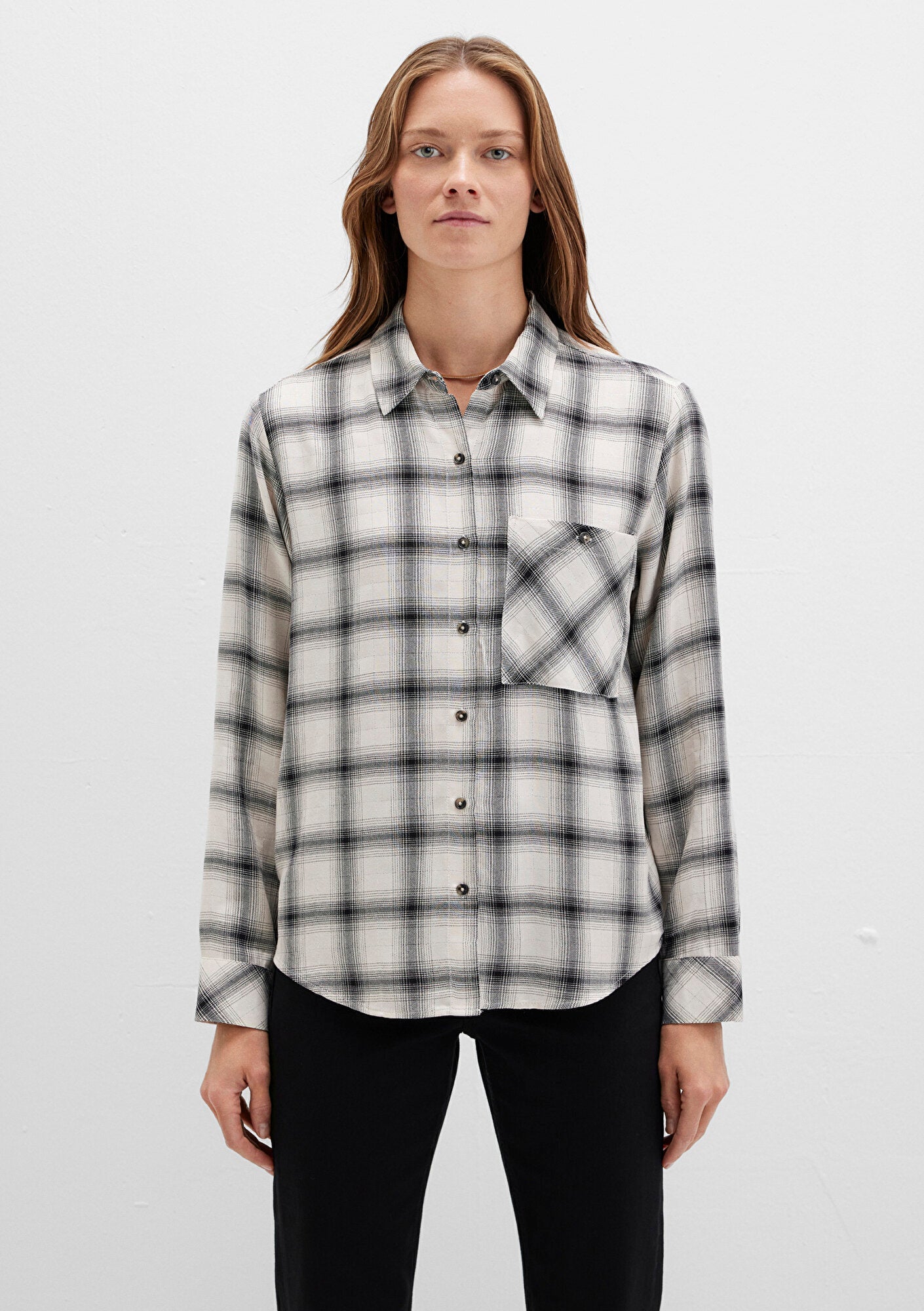 Checkered Beige Shirt