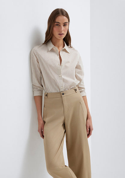 Striped Beige Shirt