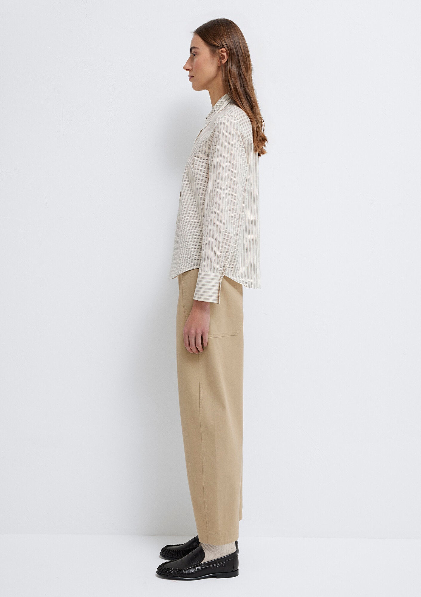 Striped Beige Shirt