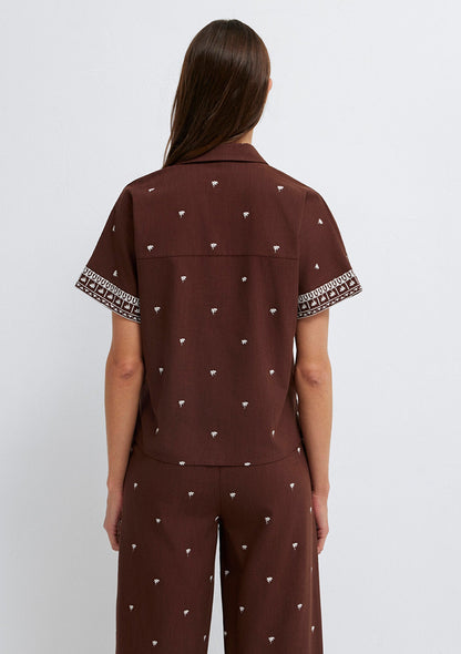 Printed Ecru Shirt