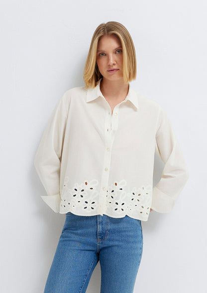 Printed Ecru Shirt