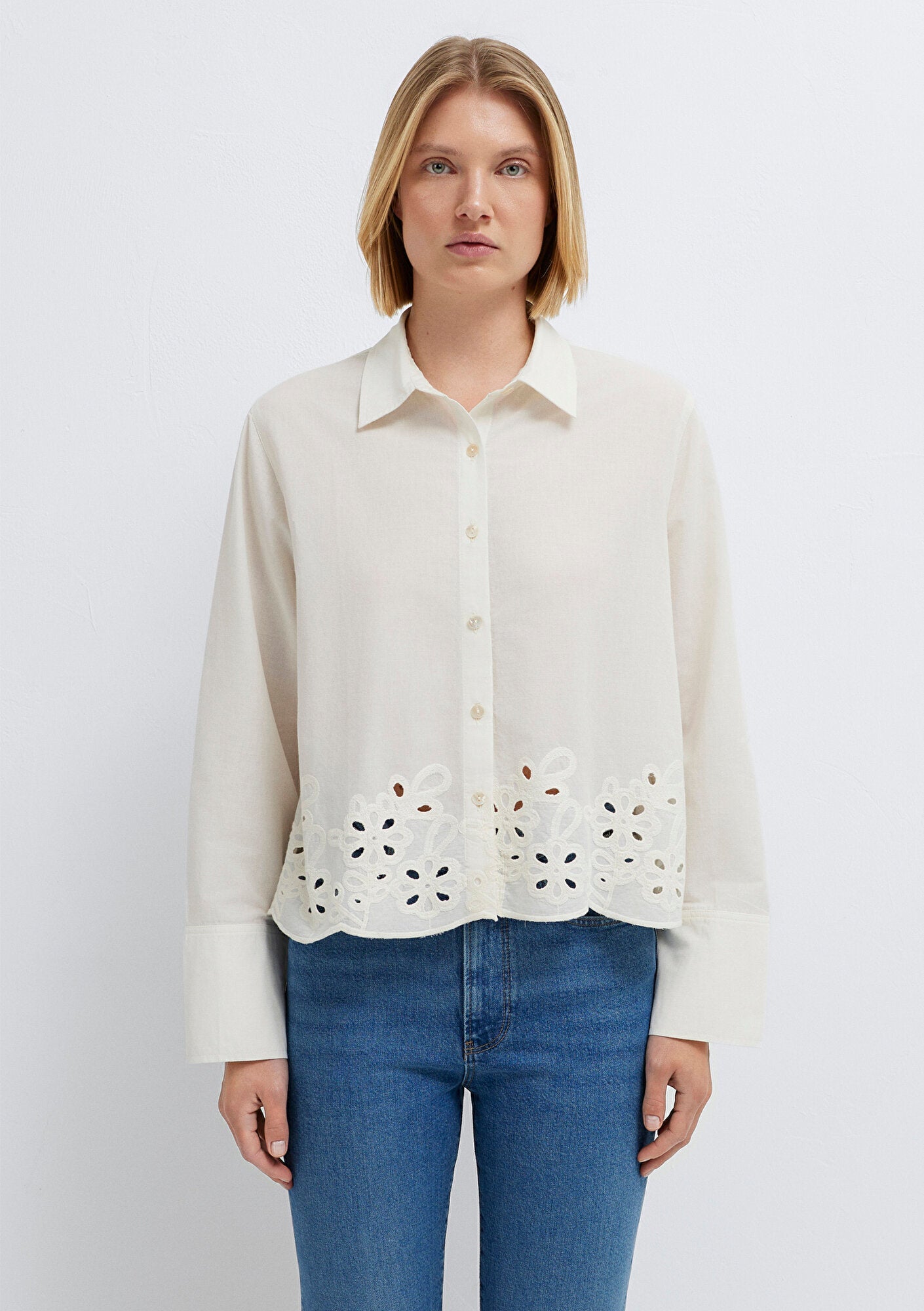 Printed Ecru Shirt