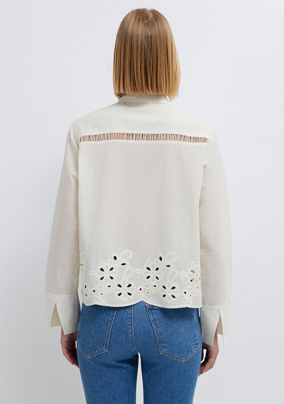 Printed Ecru Shirt